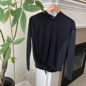 UA Gray Threadborne Heat Gear Thin Loose Hoodie